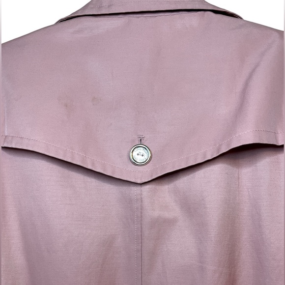 Calvin Klein | Salmon Belted Trench Coat Size L - Picture 6 of 8